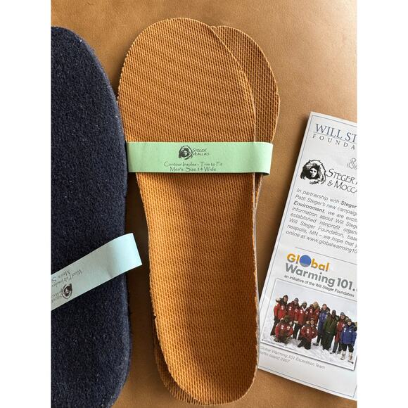 Steger Mukluks Chesnut Leather Winter Boots Mens Size US 14 + felt insoles - Picture 4 of 12